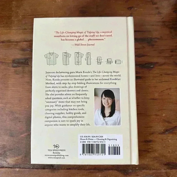 Marie Kondo "Spark Joy" Hardcover NWT - Picture 2 of 7